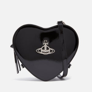 Vivienne Westwood Women's Louise Patent Heart Crossbody Bag - Black