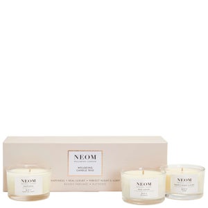 Neom Wellbeing London Wellbeing Wishes Candle Trio Gift Set