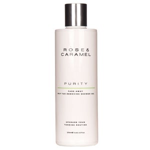 Rose & Caramel Purity Fade Away Tan Removing Shower Gel 200ml