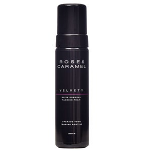 Rose & Caramel Tan Velvety Dark Olive Self Tanning Mousse Gradual 200ml