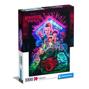 Clementoni Stranger Things Series 3 1000 Piece Jigsaw Puzzle