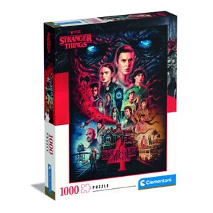 Clementoni Stranger Things Series 4 1000 Piece Jigsaw Puzzle