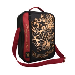 Harry Potter Deluxe 2 Pocket Lunch Bag Black