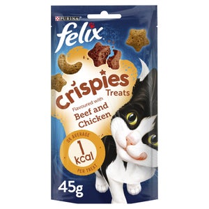 Felix Crispies Cat Treats Beef & Chicken 45g