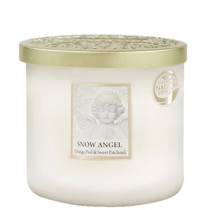 Heart & Home Candle Twin Wick Snow Angel 220g