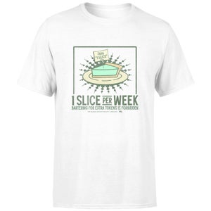 1 Slice Per Week Men's T-Shirt - White