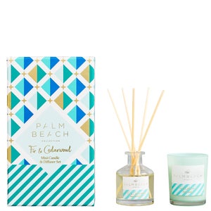 Palm Beach Collection Fir and Cedarwood Mini Candle and Diffuser Pack