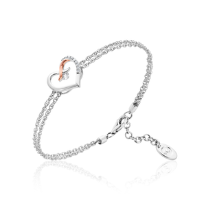 Clogau Kiss Silver Bracelet
