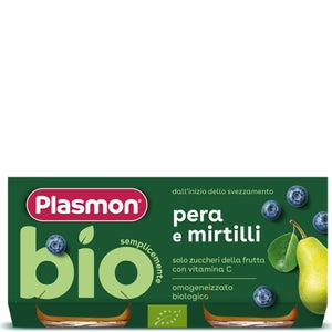 Omogeneizzato Biologico Frutta Pera e Mirtilli 6 x 80g