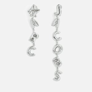 Marc Jacobs Silver-Plated Balloon Hoop Earrings