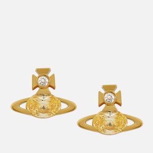 Vivienne Westwood Allie Gold Tone Stud Earrings