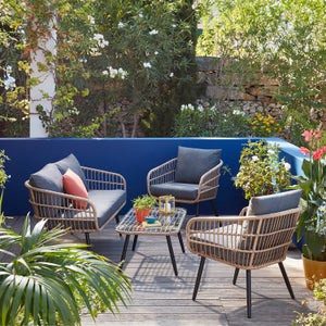 Homebase top steamer chair