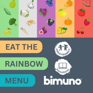 Bimuno Eat the Rainbow Menu