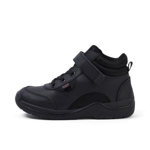 Junior Boys Stomper Hi Leather Black