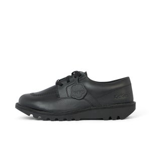 Adult Unisex Kick Shoe Tumble Leather Black