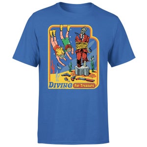 Diving For Treasure Men's T-Shirt - Blue