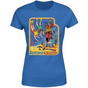 Diving For Treasure Women's T-Shirt - Blue