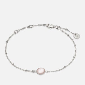 Daisy London Rose Quartz Sterling Silver Bracelet