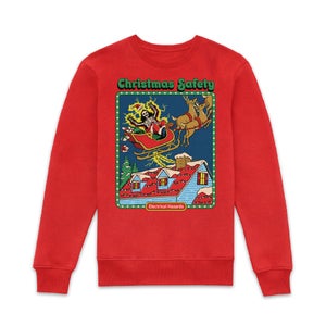 Steven Rhodes Christmas Safety Sweatshirt - Red