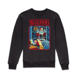 Steven Rhodes He Sees You When You're Sleeping Sweatshirt - Black