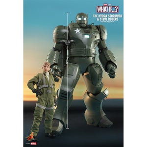 Hot Toys Marvel 1:6 Steve Rodgers and The Hydra Stomper - What If...? Collectible Statue (56cm)