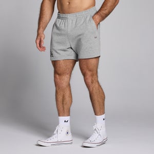 Short avec entrejambe de 13 cm MP Origin Graphic pour hommes – Gris chiné 
