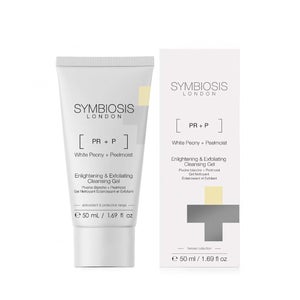 Symbiosis Skincare [White Peony + Peelmoist] Enlightening & Exfoliating Cleansing Gel