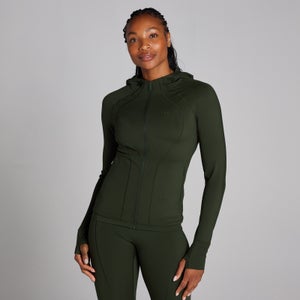 MP Women's Tempo Ultra Hooded Jacket - Forest Green
