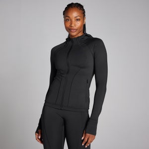 MP Damen Tempo Ultra Kapuzenjacke – Schwarz