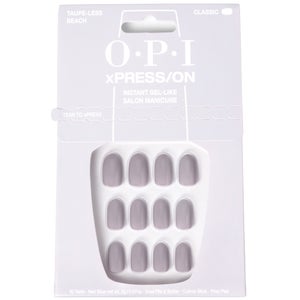 OPI xPRESS/ON - Taupe-less Beach Press On Nails Gel-Like Salon Manicure