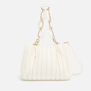 Dune Dinidominie Small Pleated Faux Leather Tote Bag