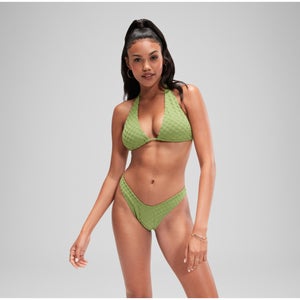 Top bikini a triangolo in spugna FLU3NTE verde