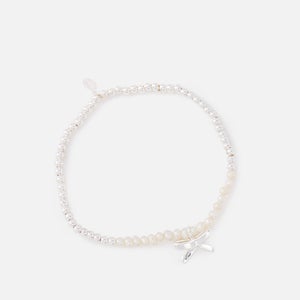 Joma Jewellery I Couldn't Say I Do Without You Pearl Bridal Silver-Plated Bracelet