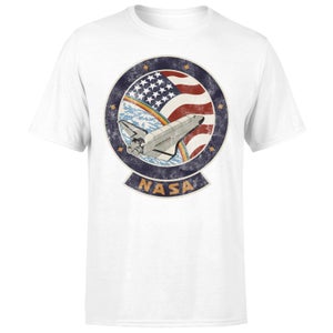 NASA Shuttle Emblem Unisex T-Shirt - White
