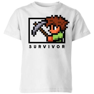 Terraria Survivor Kids' T-Shirt - White