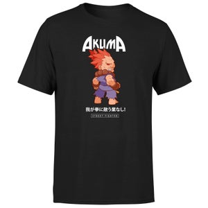 Street Fighter Akuma Unisex T-Shirt - Black