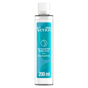 Venus Facial Hair & Skin Care Cleansing Primer for Dermaplaning