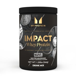 Myprotein Impact Whey Protein, Marvel Movie Theme, Malted Milkshake, 15 Servings (USA)