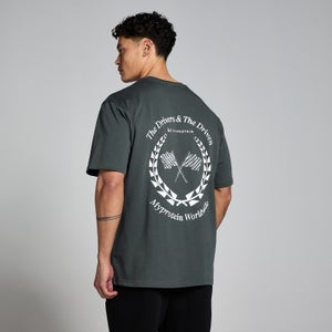T-shirt MP World Wide Graphic – Noir délavé