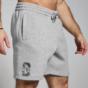 Pantalón corto deportivo con estampado gráfico Origin para hombre de MP - Gris jaspeado