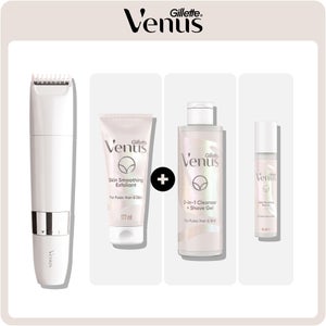 Venus Pubic Hair and Skin Trimmer - Full Regime