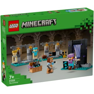LEGO Minecraft The Armoury Toy with Figures 21252