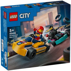 LEGO City Go-Karts and Race Drivers Vehicle Toys Set 60400