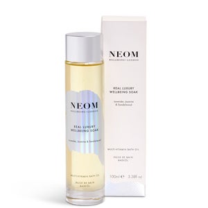 Neom Organics London Scent To De-Stress Real Luxury Wellbeing Soak Multi-Vitamin Bath Oil 100ml