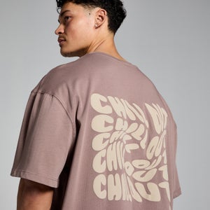 MP Tempo Better Oversized Chill Out Graphic T-Shirt - Hazelnut