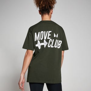 FIBO Oversized Move Club T-Shirt – Waldgrün