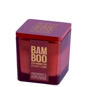 BAMBOO Small Jar Candle Pomegranate & Pepperwood 80g