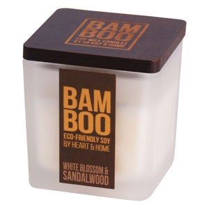 BAMBOO Small Jar Candle White Blossom & Sandalwood 80g