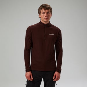 Men's Ivyhill Half Zip Top - Brown