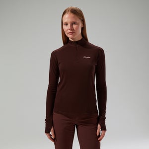 Women's Ivyhill Half Zip Top - Brown